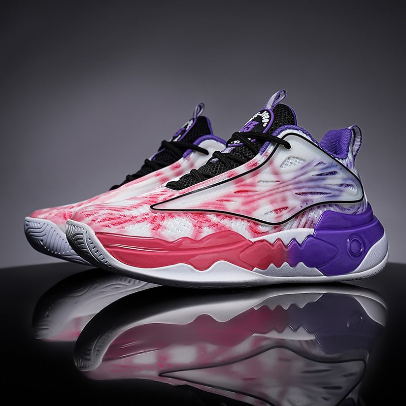 Basketball Shoes Male Students Group Training Competition Shoes Trendy Street Luminous Practical Sneakers Inner Line Sneaker - Image 2
