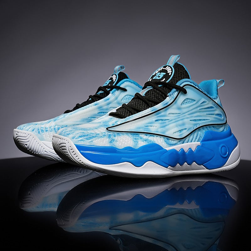 Basketball Shoes Male Students Group Training Competition Shoes Trendy Street Luminous Practical Sneakers Inner Line Sneaker - Image 4