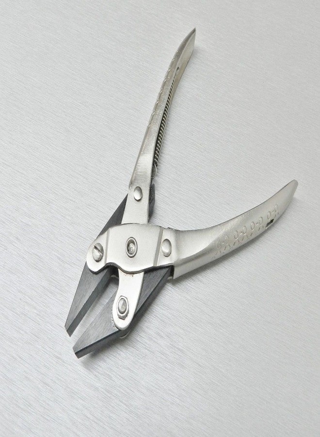 JTS Parallel Action Pliers Flat Nose Smooth Jaw 5-1/2" Jewelry Plier 140mm W/Spring - Image 3