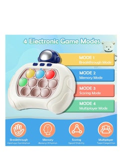 Generic Electronic Quick Push Light Up Pop Game Fidget Toys for Adults and Kids with Puzzle Game Machine Push Pop Bubble Fidget Sensory Toy Birthday Gifts  - Image 2