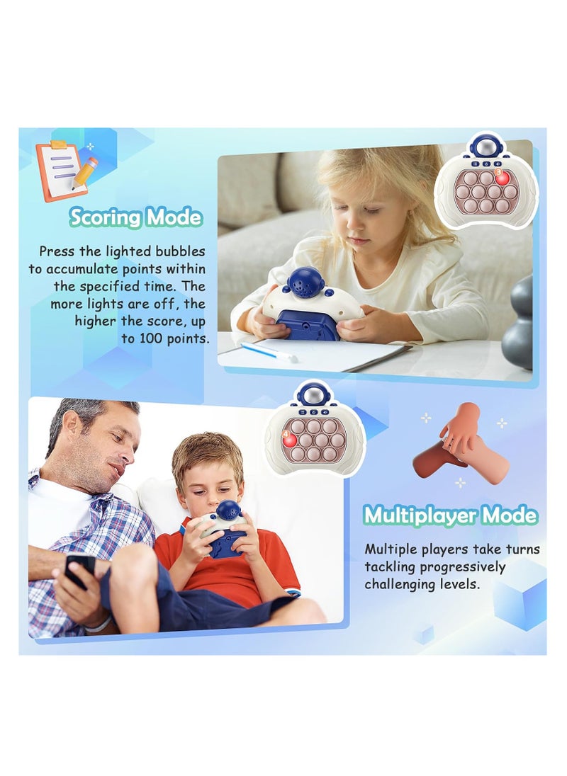 Generic - Electronic Quick Push Light Up Pop Game Fidget Toys for Adults and Kids with Puzzle Game Machine Push Pop Bubble Fidget Sensory Toy Birthday Gifts - Image 1