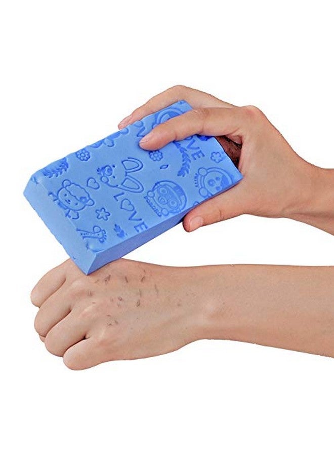 NGEL Soft Exfoliating Sponge, Dead Skin Remover Sponge For Body, Face Scrubber for Women and Men, Bath Sponge For Shower(Multicolor)-Pack Of 1 - Image 2