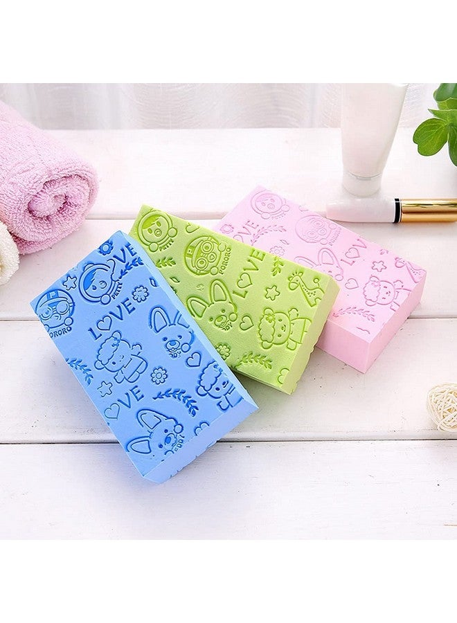 NGEL Soft Exfoliating Sponge, Dead Skin Remover Sponge For Body, Face Scrubber for Women and Men, Bath Sponge For Shower(Multicolor)-Pack Of 1 - Image 1