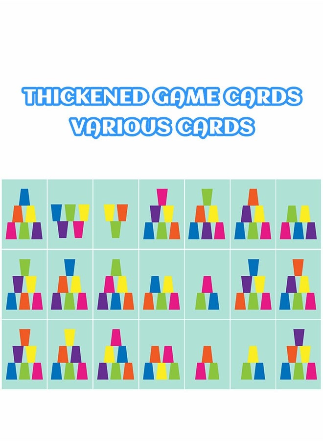 GROIC - Cup Stacking Battle, Cup Stacking Game, Fast Stacking Cup Set, Speed Training Game, Children's Competitive Game Set, Logical Thinking Exercise, Educational Early Education Toys - Image 1