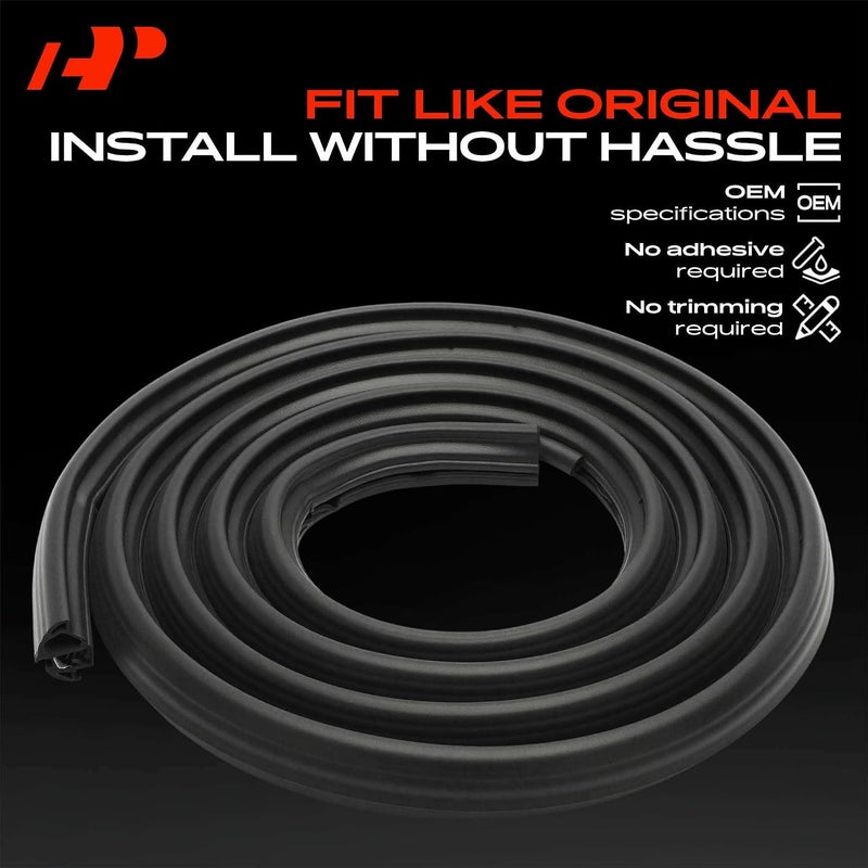 A-Premium Front Left Car Door Weather Stripping Seal Strip Compatible with Chevrolet Tahoe, Suburban 1500/2500, Avalanche & GMC Yukon, Yukon XL 1500/2500 & Cadillac Escalade, Escalade ESV - Image 3
