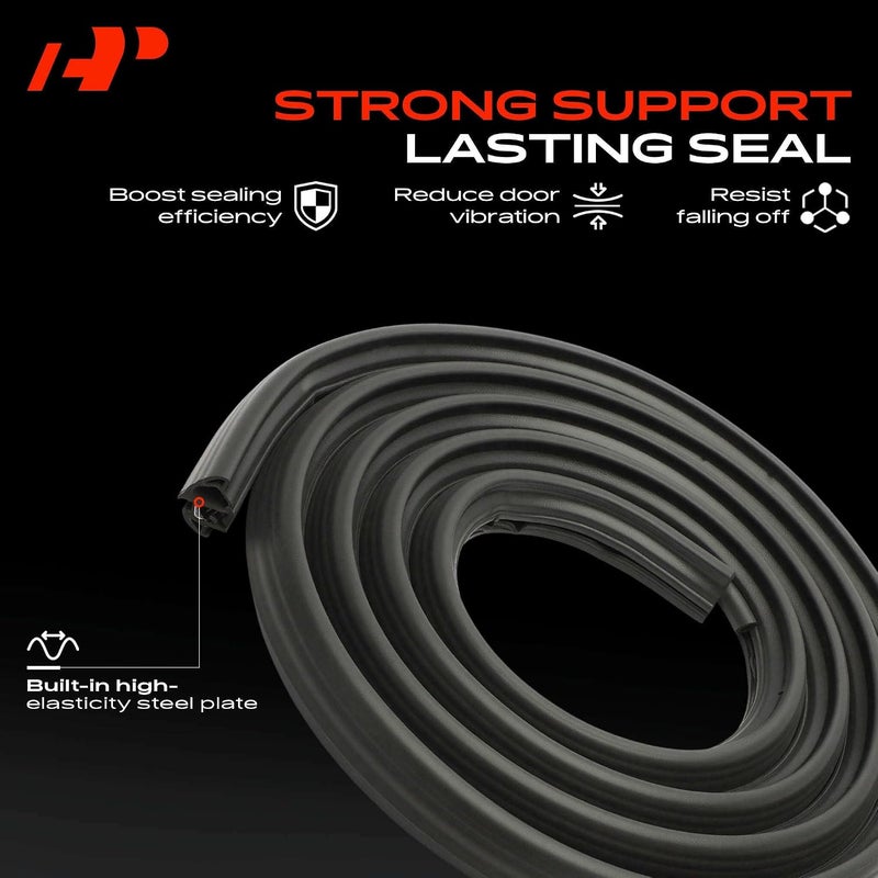A-Premium Front Left Car Door Weather Stripping Seal Strip Compatible with Chevrolet Tahoe, Suburban 1500/2500, Avalanche & GMC Yukon, Yukon XL 1500/2500 & Cadillac Escalade, Escalade ESV - Image 4