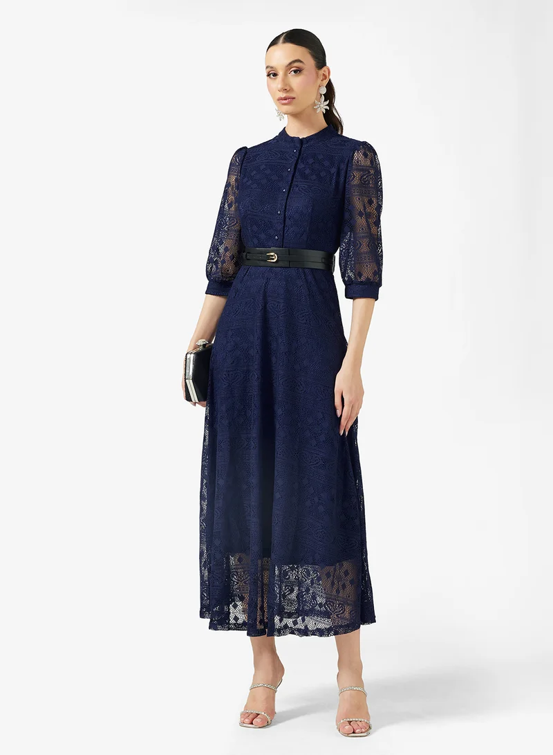 Lace A-line Dress