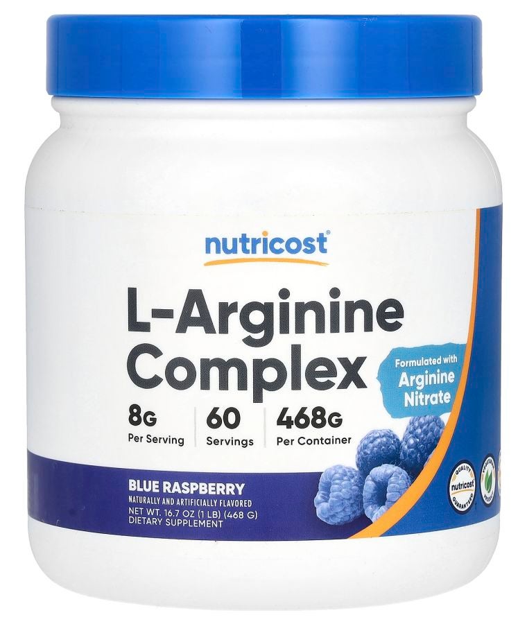 L-Arginine Complex Blue Raspberry 16.7 oz (468 g)