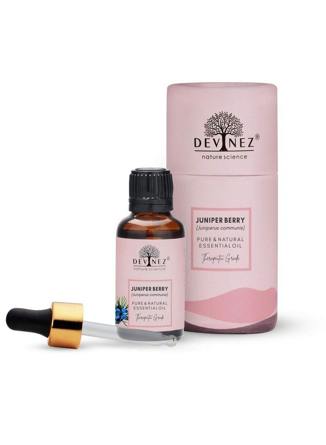 Devinez Juniper Berry Essential Oil 50Ml Pure Natural Undiluted & Therapeutic Grade For Skin Care Scars Acne Anti Aging Natural Skin Toner Natural Antiseptic Improves Hair And Scalp Health - Image 2