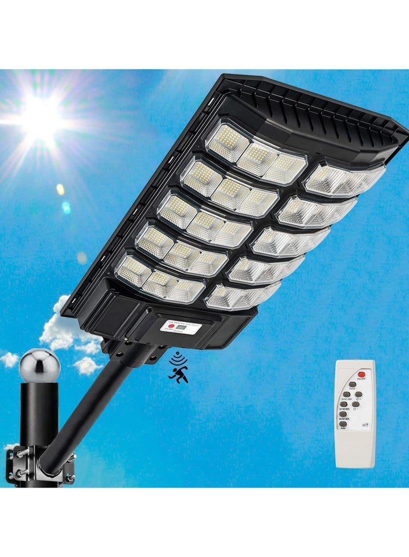 Generic 3600w Solar Street Light Dusk to Dawn With Remote Control Motion Sensor Solar Lights Outdoor Waterproof Perfect for Patio Shed Garden Backyard - Image 1