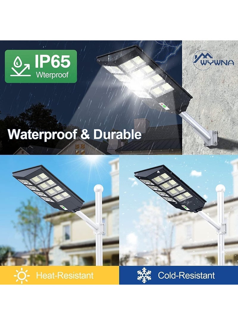 Generic 3600w Solar Street Light Dusk to Dawn With Remote Control Motion Sensor Solar Lights Outdoor Waterproof Perfect for Patio Shed Garden Backyard - Image 4