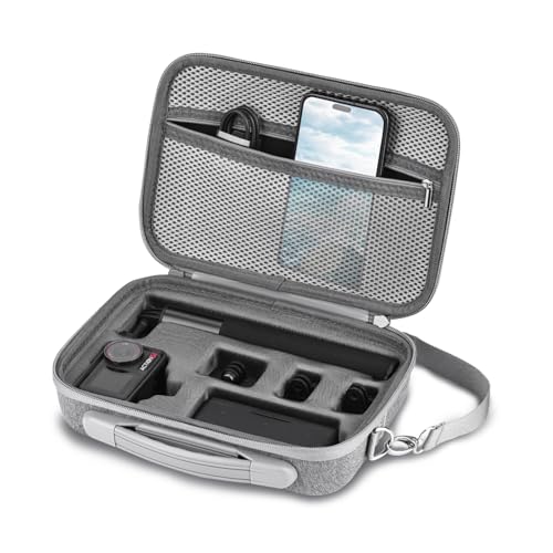 Flymile Osmo Action 5 Pro Carrying Case for DJI Osmo Action 5 Pro/Action 4 3, Travel Portable Shoulder Bag Compatible with DJI Osmo Action 5 Pro/Action 4 3 Adventure Combo Accessories - Image 1