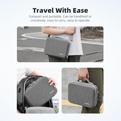 Flymile Osmo Action 5 Pro Carrying Case for DJI Osmo Action 5 Pro/Action 4 3, Travel Portable Shoulder Bag Compatible with DJI Osmo Action 5 Pro/Action 4 3 Adventure Combo Accessories - Image 4