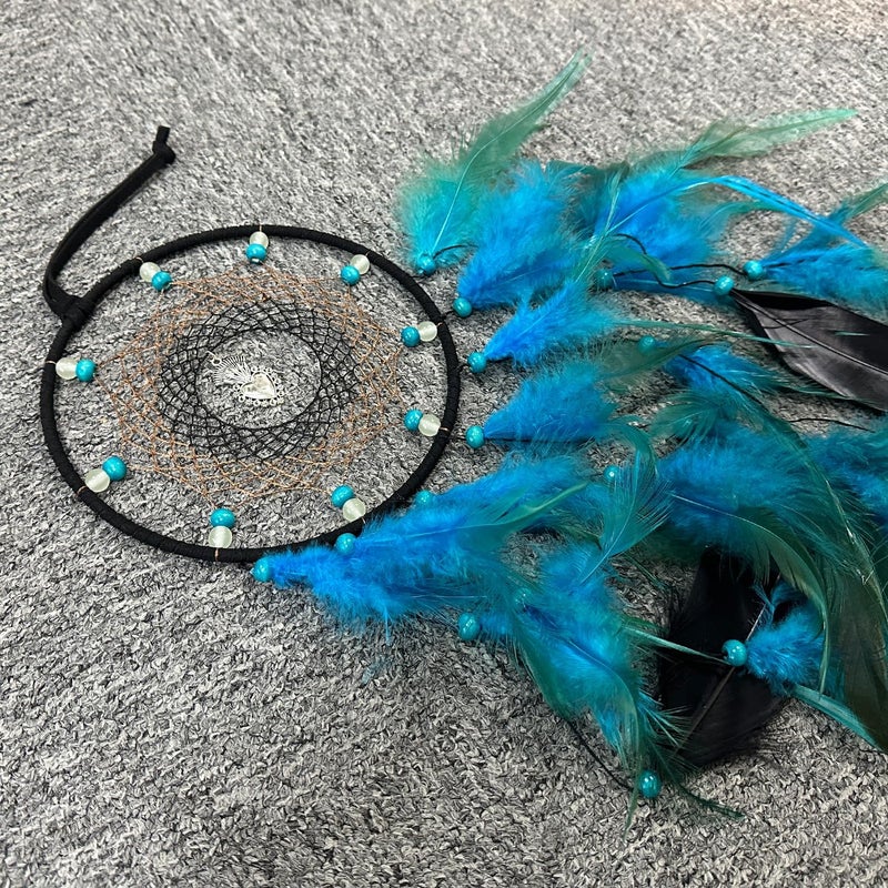 Awlee Dream Catchers Luminous Dream Catcher for Boys Girls Kids Bedroom Handmade Feather Decor Wall Hanging Gift - Image 2