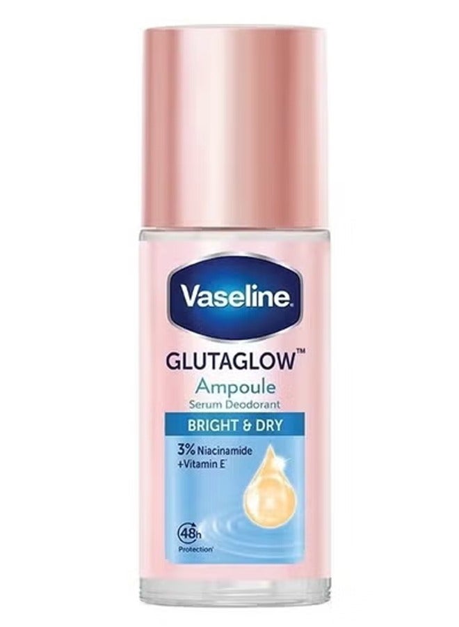 Vaseline Glutaglow Bright & Dry Ampoule Serum Deodorant - 45ml - Image 1