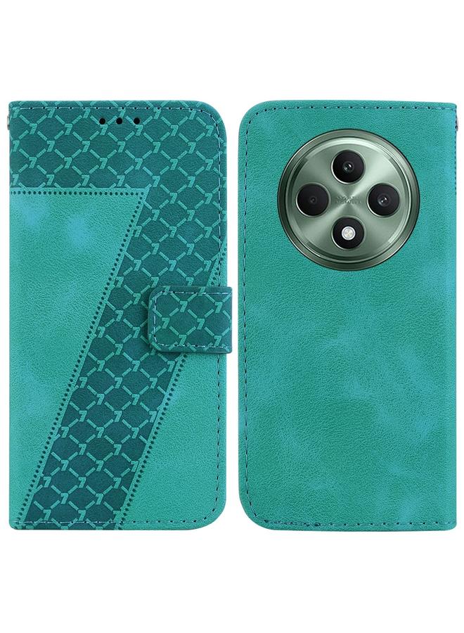 اس-توب جراب لهاتف OPPO Reno12 F 5G جراب هاتف جلدي منقوش على شكل سبعة أشكال - Image 1