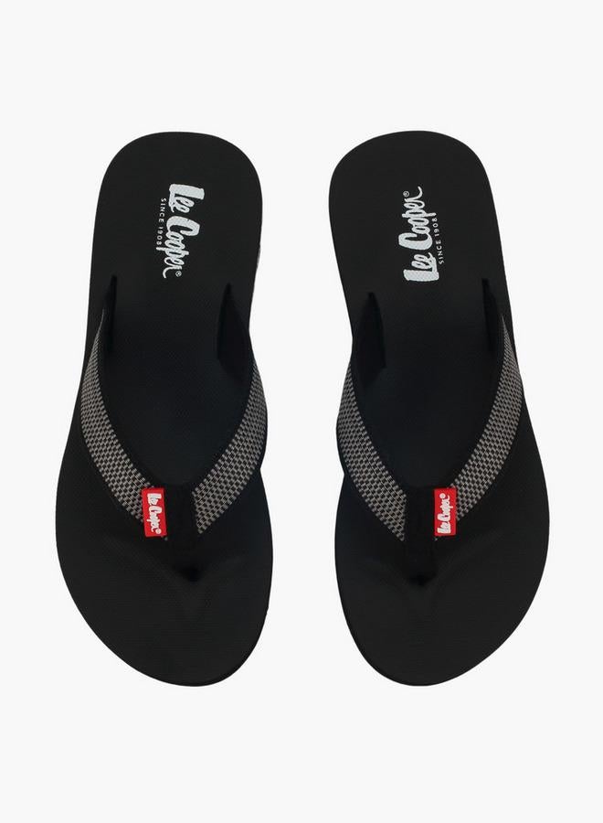 Lee Cooper Men Logo Print Flip-Flops - Image 1