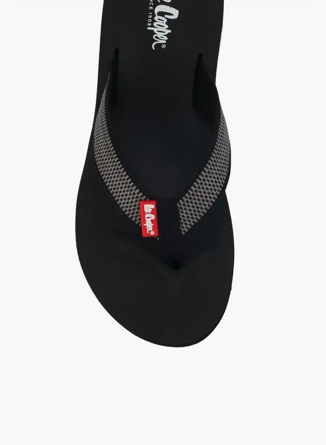 Lee Cooper BLACK Men Logo Print Flip-Flops for Men | Best Price UAE