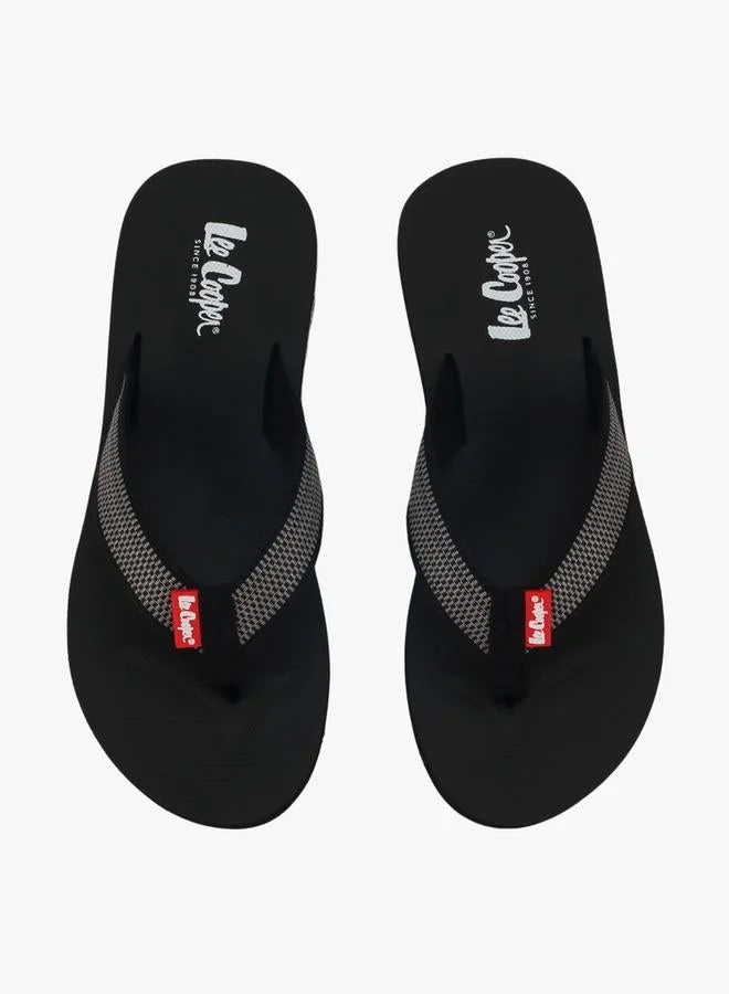 لي كوبر Men Logo Print Flip-Flops