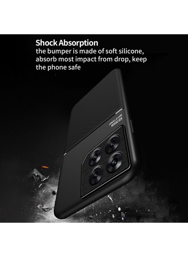 S-TOP Case For Infinix GT 20 Pro Classic Tilt Strip Grain Magnetic PC Hybrid TPU Phone Case - Image 5