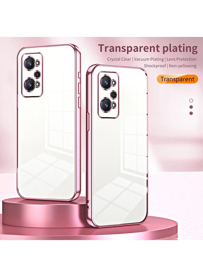 اس-توب جراب لهاتف Realme GT Neo2 / GT2 جراب هاتف شفاف مطلي بفتحة دقيقة - Image 2