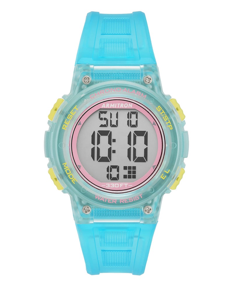 Armitron Sport Women's Digital Chronograph Resin Strap Watch, 45/7086 - Image 1