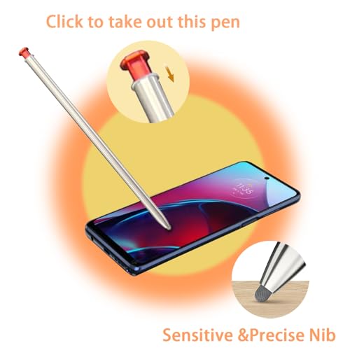 Qenw Stylus Pen for Moto G Stylus 5G 2024 Scarlet Wave, Touch Screen Stylus Pen Replacement for Motorola G Stylus 5G 2024 All Version (Scarlet Wave) - Image 4