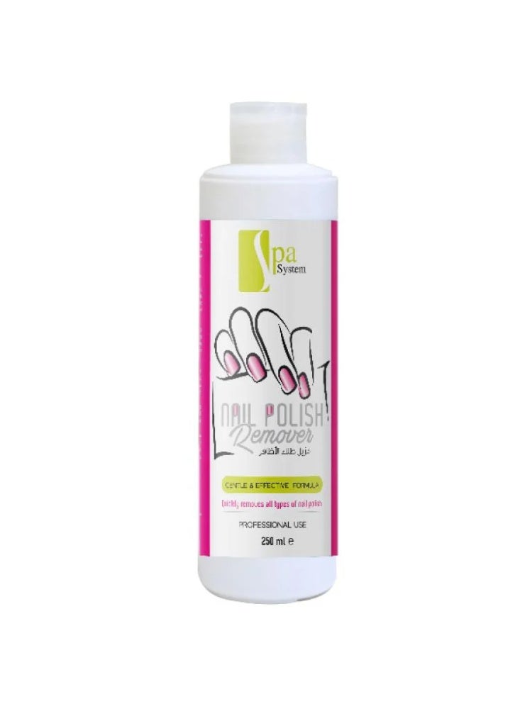 Spa System Gentle & Effective Nail Polish Remover  250ml