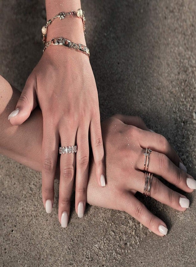 Barzel 18K Gold Plated Elephant Bracelet For Women Elephant Jewelry (Gold BR158) - Image 5