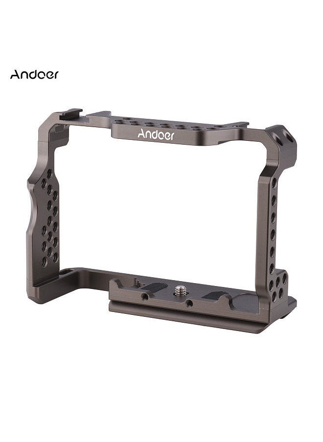 ANDOER - Andoer Aluminum Alloy Camera Cage Video Rig Replacement for Sony A7R III/ A7 II/ A7III - Image 1