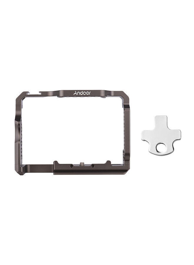 ANDOER - Andoer Aluminum Alloy Camera Cage Video Rig Replacement for Sony A7R III/ A7 II/ A7III - Image 1