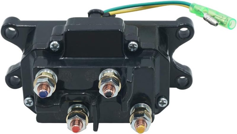 Triumilynn 12V 250A Winch Solenoid Relay Contactor Switch for ATV UTV 1500-5000lbs, Replace Warn 63070 62135 74900 70715 2875714 - Image 4
