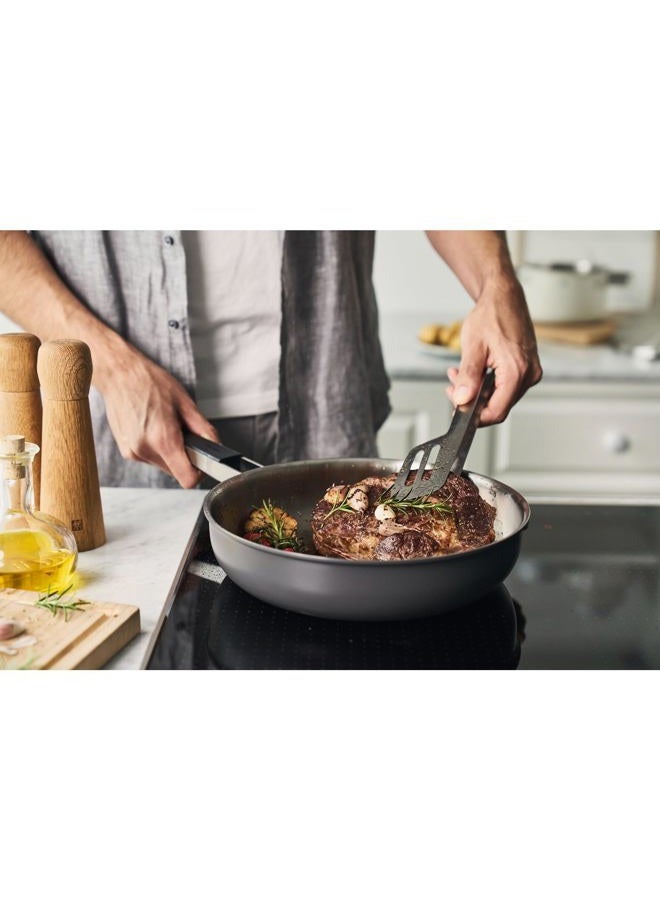 Zwilling Pure 9.5-inch Stainless Steel Ceramic Nonstick Fry Pan, Grey - Image 5