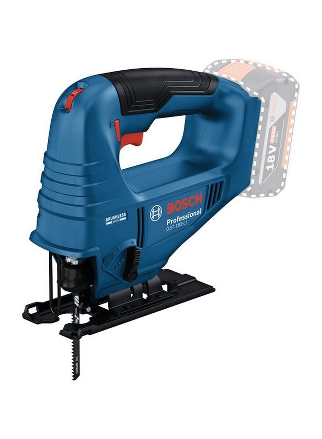 BOSCH 18V GST 183-LI Professional Cordless Jigsaw Blue and Black 20.2 x 7.7 x 20.7 cm JE0 601 5B7 020 - Image 1