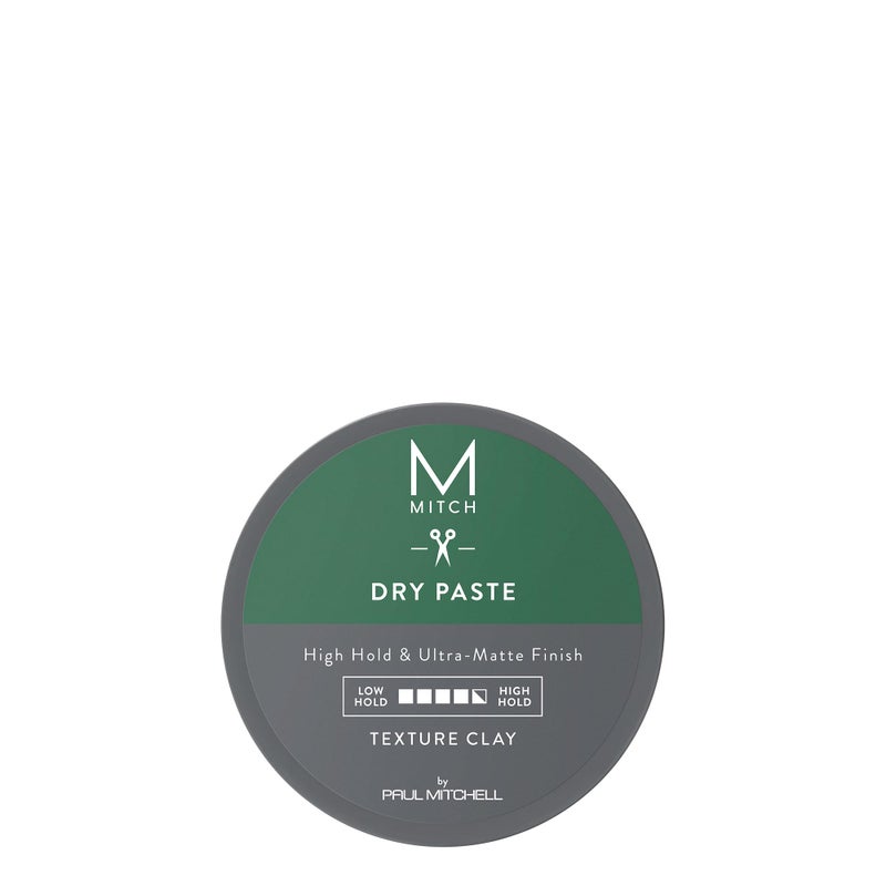 MITCH by Paul Mitchell Dry Paste Texture Clay for Men High Hold UltraMatte Finish For All Hair Types 3 oz