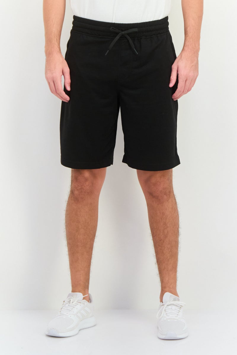 90 Degree By Reflex Men Sportswear Fit Running Shorts, Black - Image 1