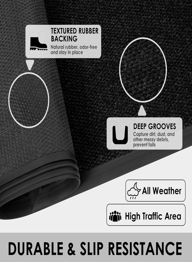 Morefany 18" x 30" Commercial Extra Large Floor Mat Indoor Outdoor Front Door Mat for Entrance, Industrial Doormat with Non-Slip Backing for Entryway Dirt Trapper Heavy Duty Welcome Mat (Custom Size) - Image 4