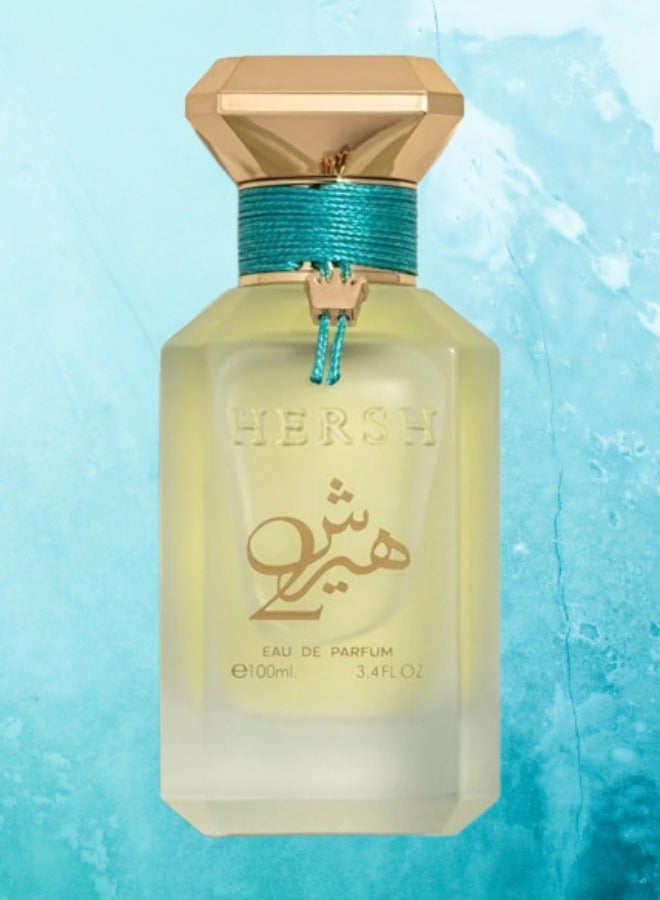 العز للعود Hersh 2 by Al Ezz Oud Eau De Parfum for Unisex – Fresh Citrus Woody Summer Fragrance with Sicilian Orange, Bergamot, Neroli u0026 Chinese Black Tea – 100ml - Image 2