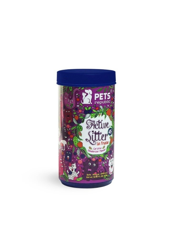 Pets Republic Pets Republic Cat Litter Deodorizer Powder La Fraise 500 g