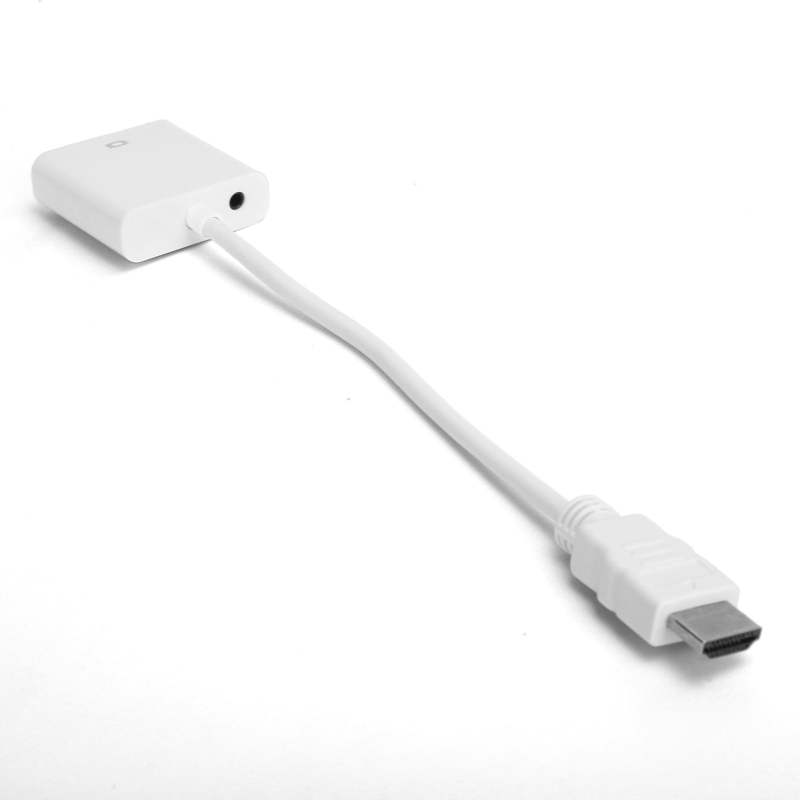محول HDMI إلى VGA نحاسي بدقة 1920x1080 - تحويل عالي الوضوح - توصيل وتشغيل لقاعات الاجتماعات والمكاتب المنزلية - Image 3