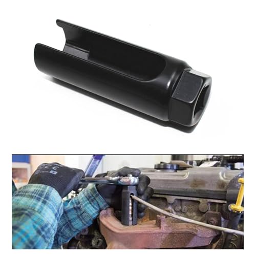GKmow 1 PC Sensor Socket, 7/8 inch (22mm) 6-Point, O2 Sensor Wrench Removal Tool, Universal for Most Models of Cars (Black) - Image 3