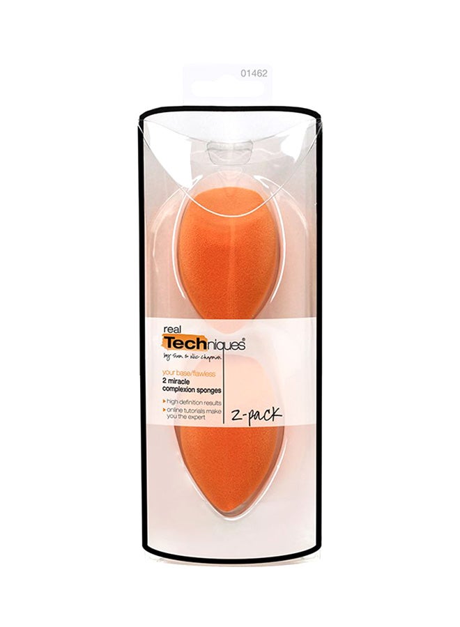 REAL TECHNIQUES 2-Piece Miracle Complexion Sponge Orange - Image 2