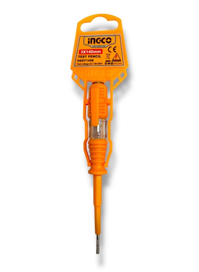 إنجكو مفك اختبار جهد كهربائي 3×140 مم من إنكو– أصلي 100% - Image 1