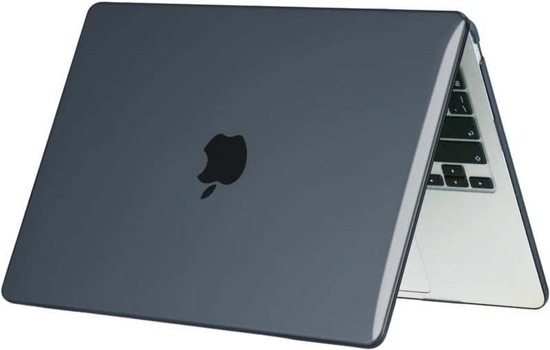 سيفن لاين متوافق مع حافظة MacBook Air M4 13.6 بوصة 2022-2025 غطاء صلب للكمبيوتر المحمول لـ Mac Air 13 بوصة موديل A2681/A3113/A3240 M2/M3/M4 وغطاء واقي للوحة المفاتيح، أسود كريستالي - Image 3