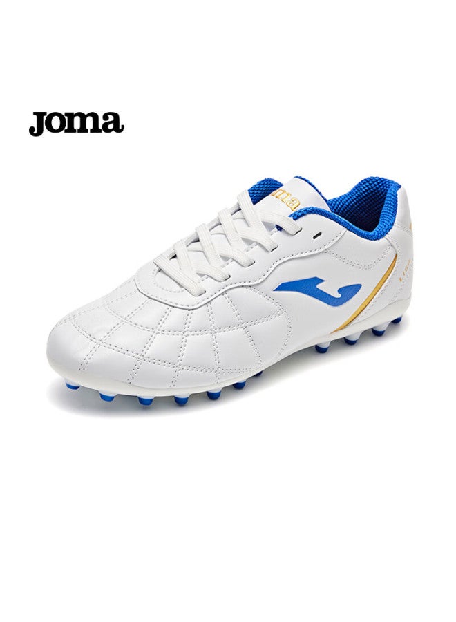 Joma Kids Soccer Shoes Mg Short Studs  New Professional Football Match Training Shoes White/blue Size 37 - Image 2