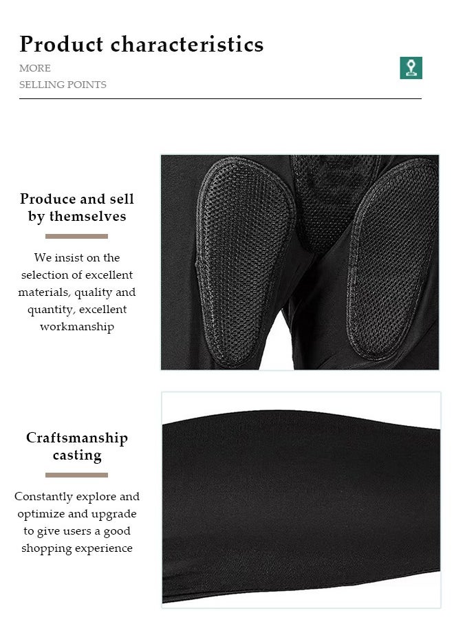 DUNISO - Motorcycle protective armor pants, riding impact pants, anti fall, anti collision, suitable for all seasons, suitable for off road, motorcycle, racing use, black (L) - Image 1