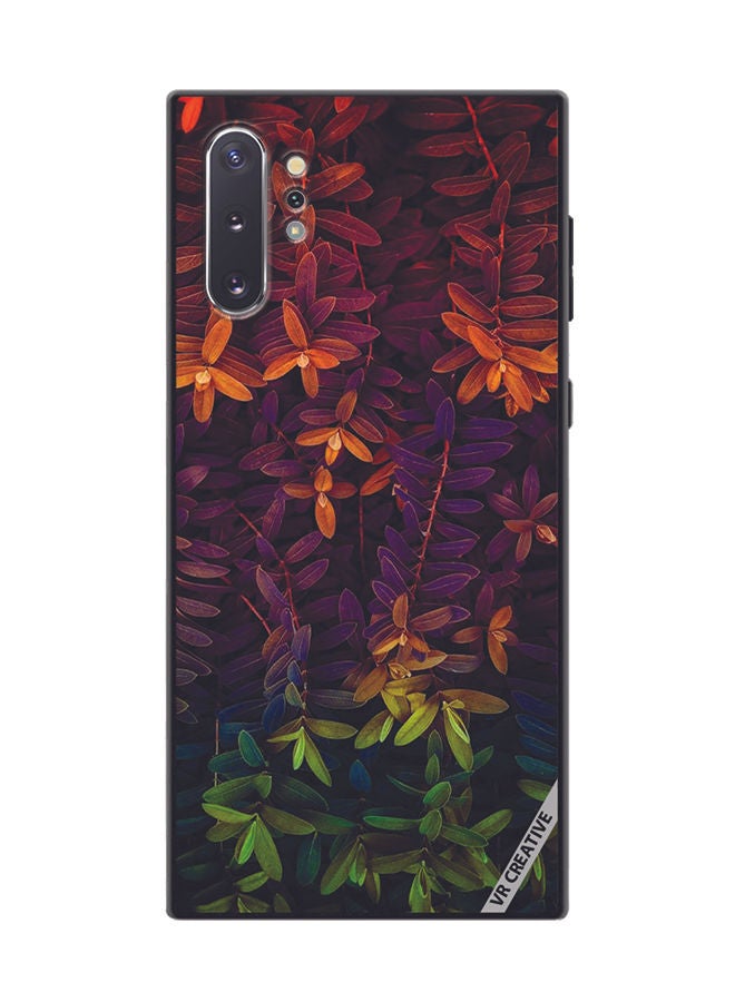 VR CREATIVE Protective Case Cover For Samsung Galaxy Note10 Plus 5G Leaves Design Multicolour - Image 1