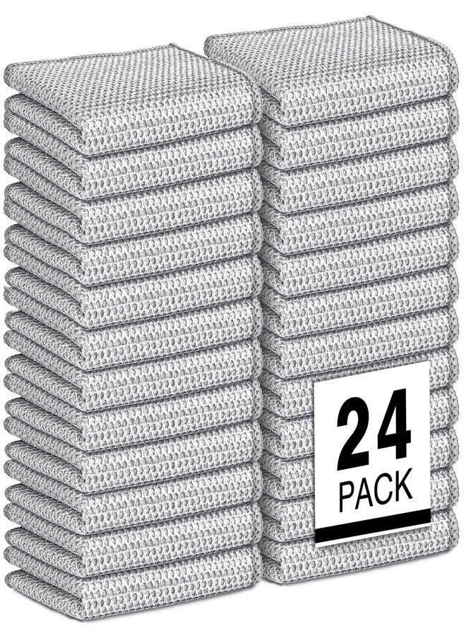 AIDEA Non Scratch Wire Dishcloth 24PK, Wire Dishwashing Rag for Wet and Dry, Washable Dish Rags No Odor, Cleaning Pads Steel Scrubber for Cookware, Sinks, Dishes, Stove Tops, 7"×8" - Image 1