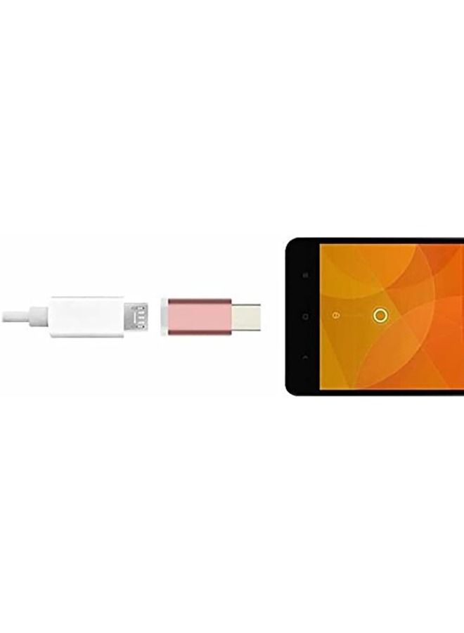 عبوة 2 محول كابل أنثوي Micro USB إلى ذكر USB Type C من سبائك الألمنيوم، محول USB-C لأجهزة Android وغيرها من أجهزة USB Type C - Image 2