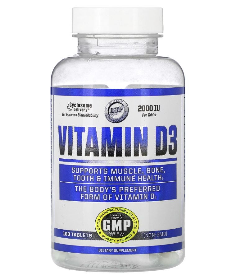 hi tech pharmaceuticals Vitamin D3 2000 IU 100 Tablets